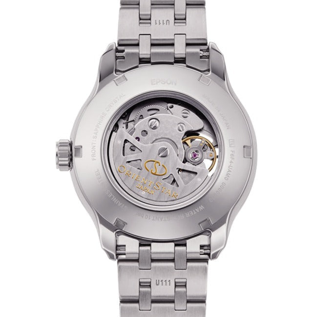 Orient Star Contemporary Layered Skeleton Men's Silver Watch