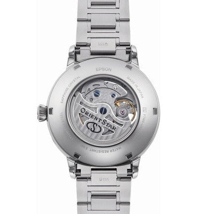 Orient Star Contemporary Layered Skeleton Men's Silver Watch