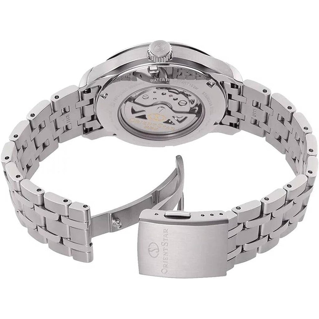 Orient Star Contemporary Layered Skeleton Men's Silver Watch