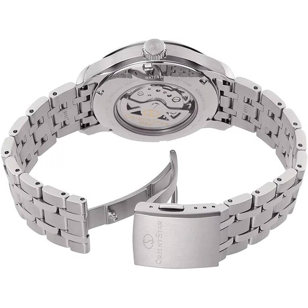 Orient Star Contemporary Layered Skeleton Men's Silver Watch