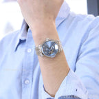 Orient Star Contemporary Layered Skeleton Men's Silver Watch
