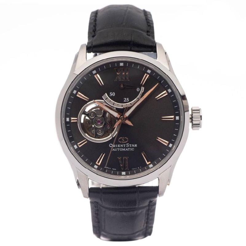 Orient Star Contemporary Open Heart Men's Black Watch