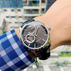 Orient Star Contemporary Open Heart Men's Black Watch