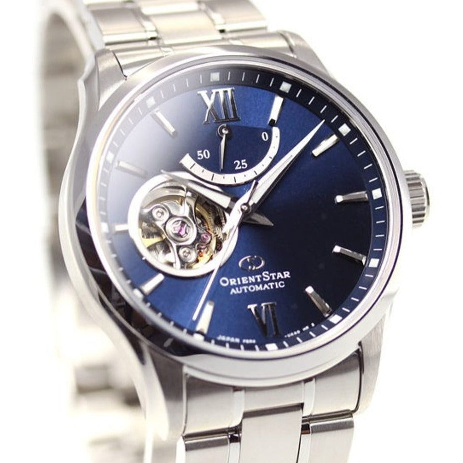 Orient Star Contemporary Open Heart Men's Blue Watch