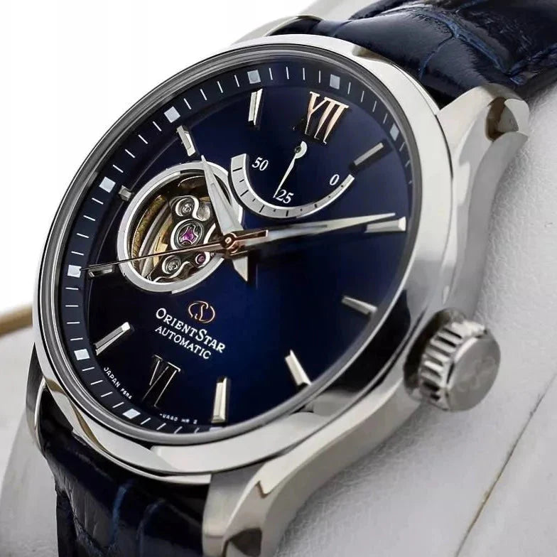 Orient Star Contemporary Open Heart Men's Blue Watch