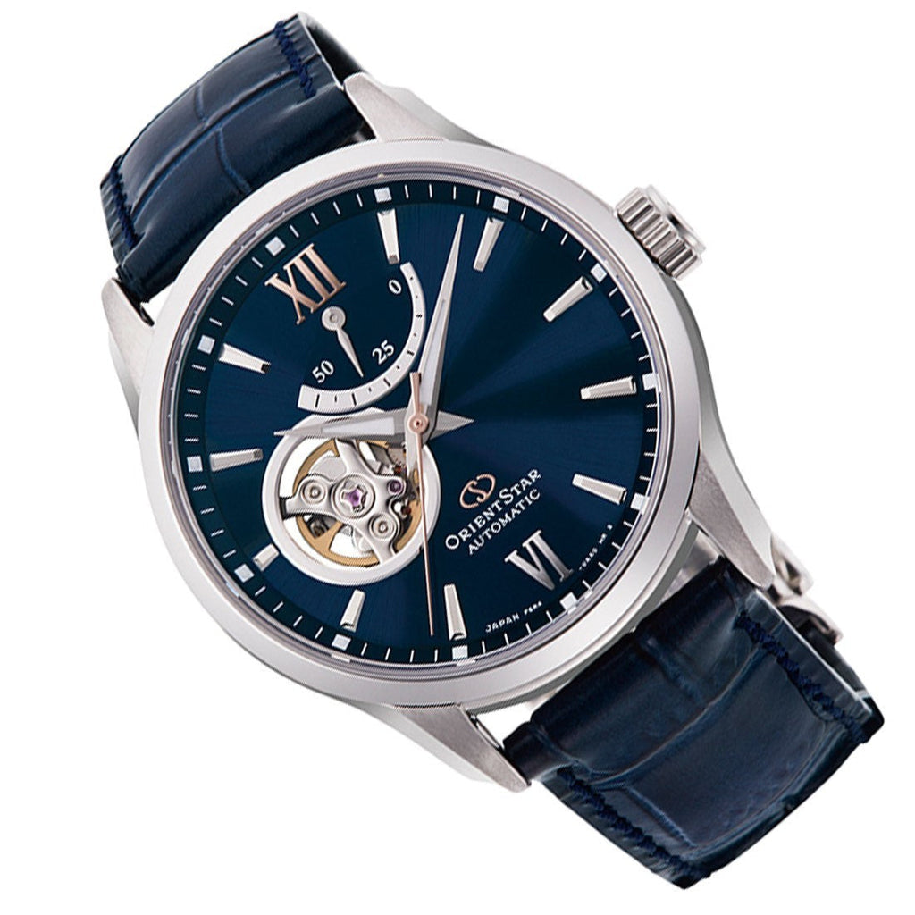 Orient Star Contemporary Open Heart Men's Blue Watch
