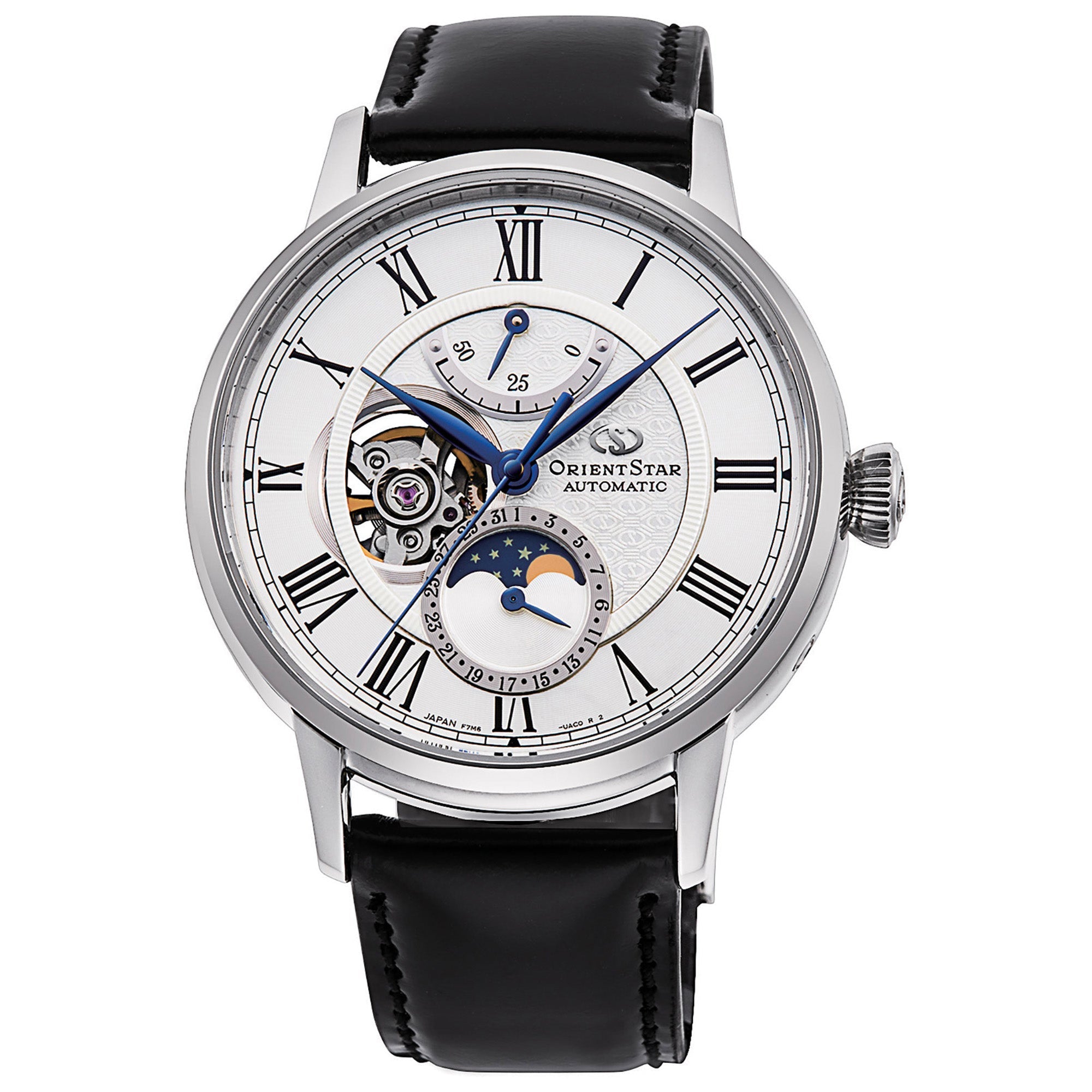 Orient Star Moon Phase Classic Men's Black Watch