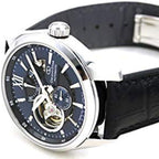 Orient Star Open Heart Men's Black Watch