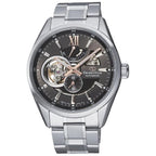 Orient Star Open Heart Men's Silver Watch