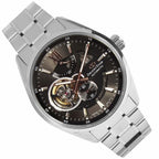 Orient Star Open Heart Men's Silver Watch