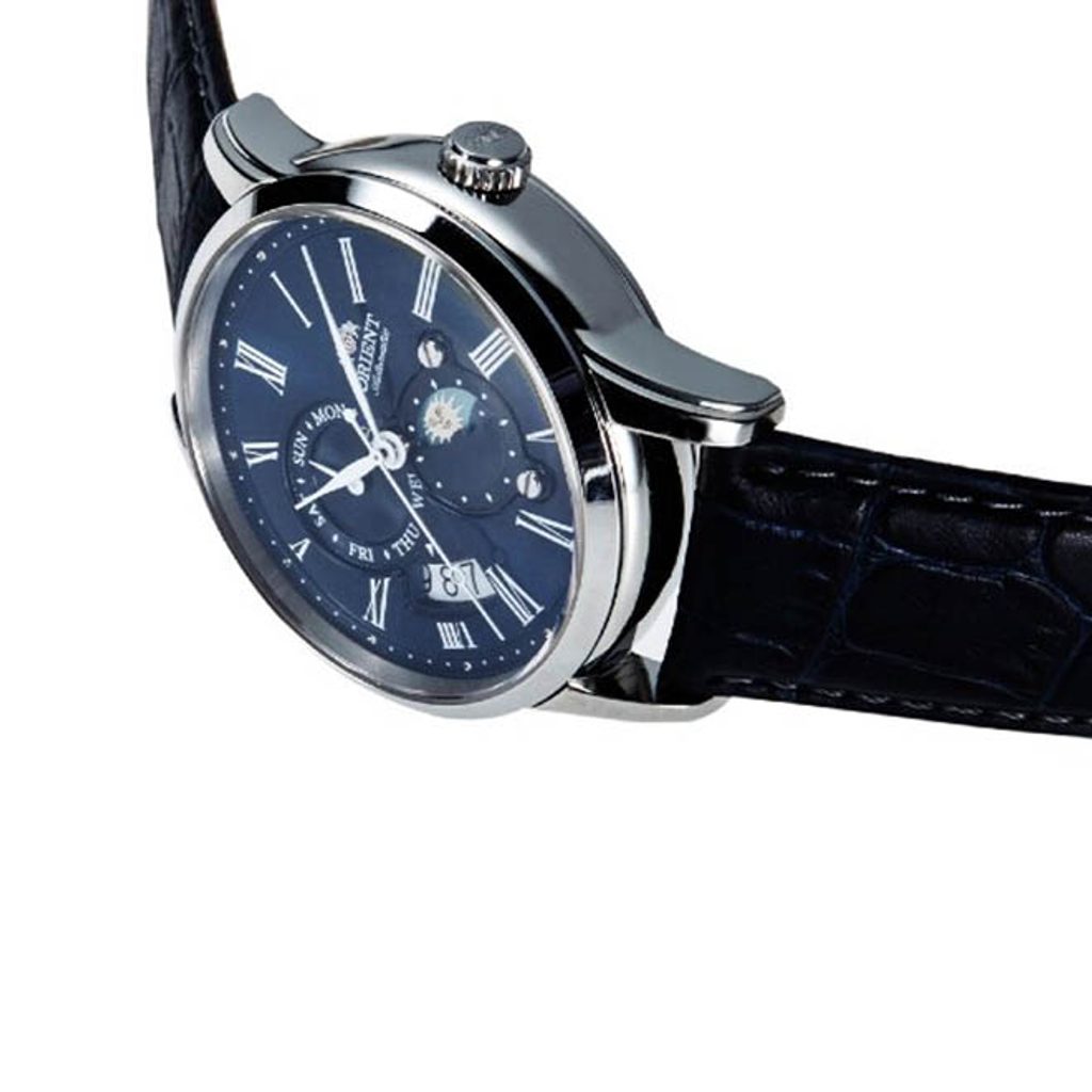Orient Sun and Moon Men's Blue Watch