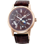 Orient Sun and Moon Men's Brown Watch