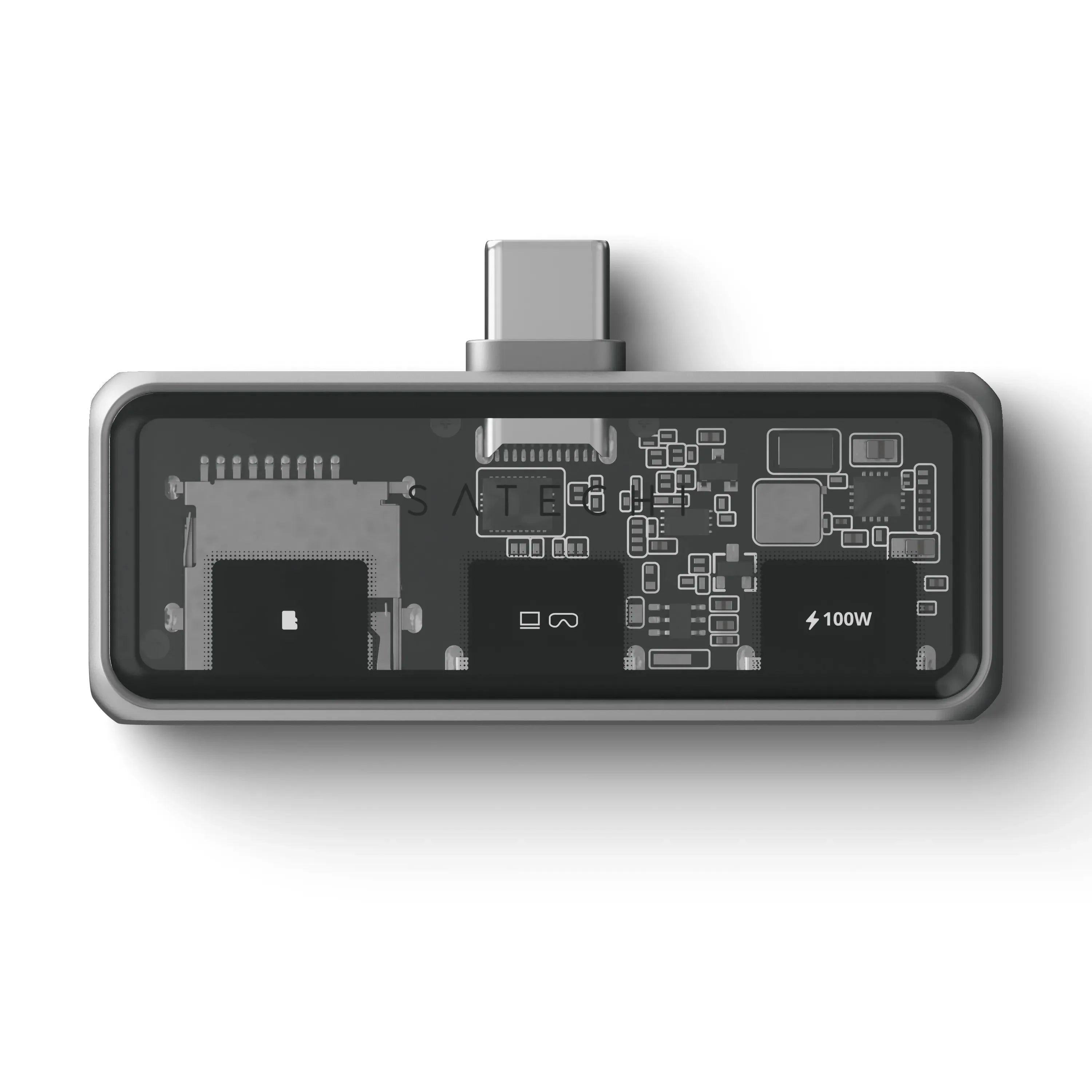 Mobiler XR Hub mit microSD-Leser