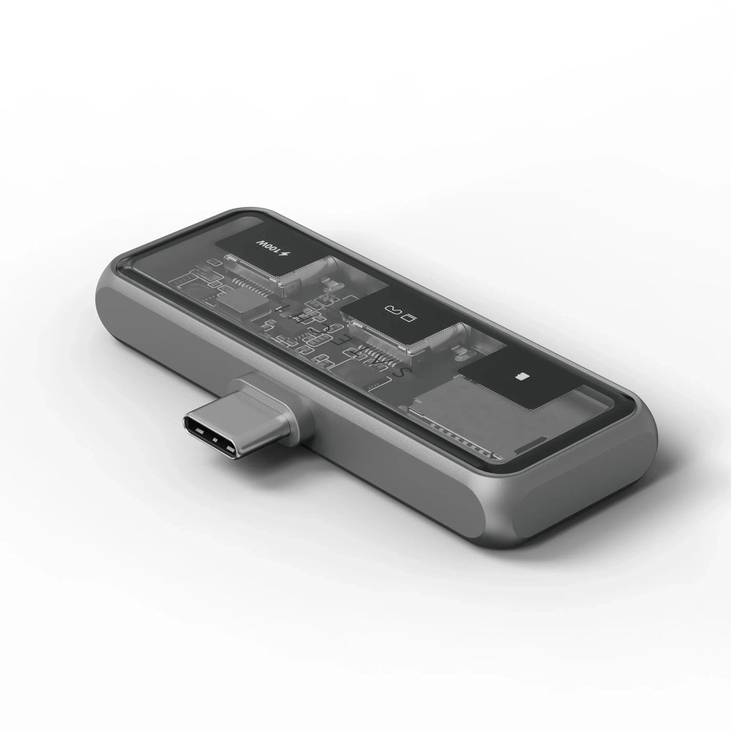 Mobiler XR Hub mit microSD-Leser