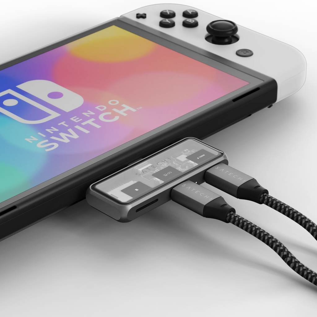 Mobiler XR Hub mit microSD-Leser
