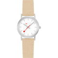 Mondaine Ladies Watch Classic White Beige