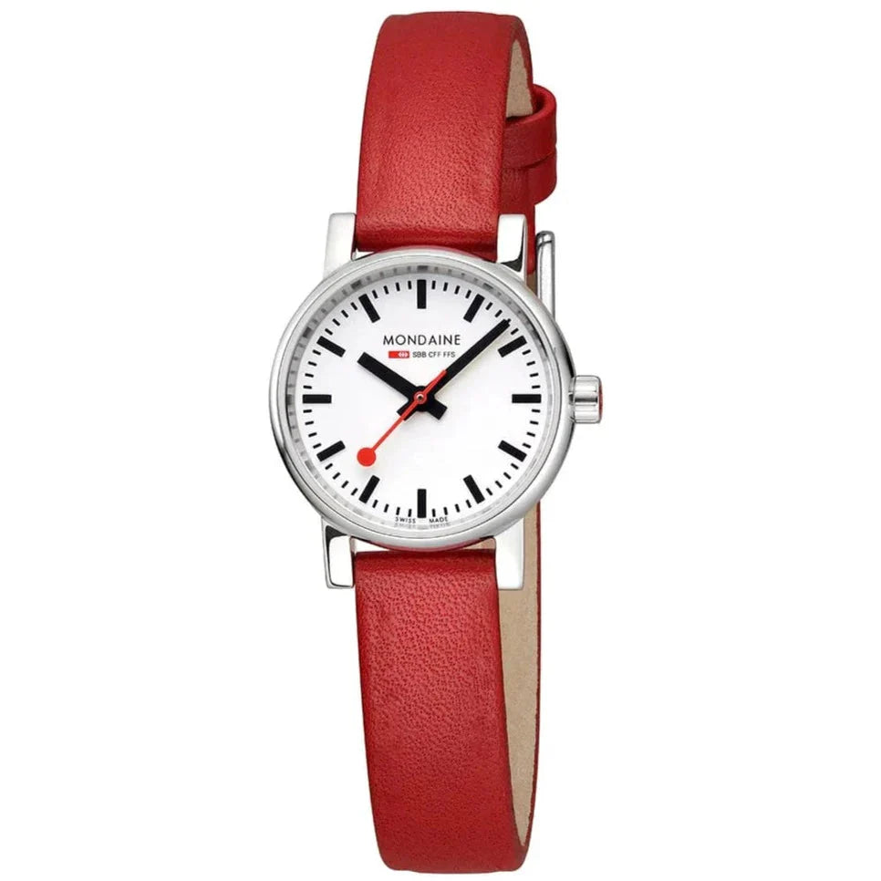 Mondaine EVO2 Red Vegan Grape Ladies Watch