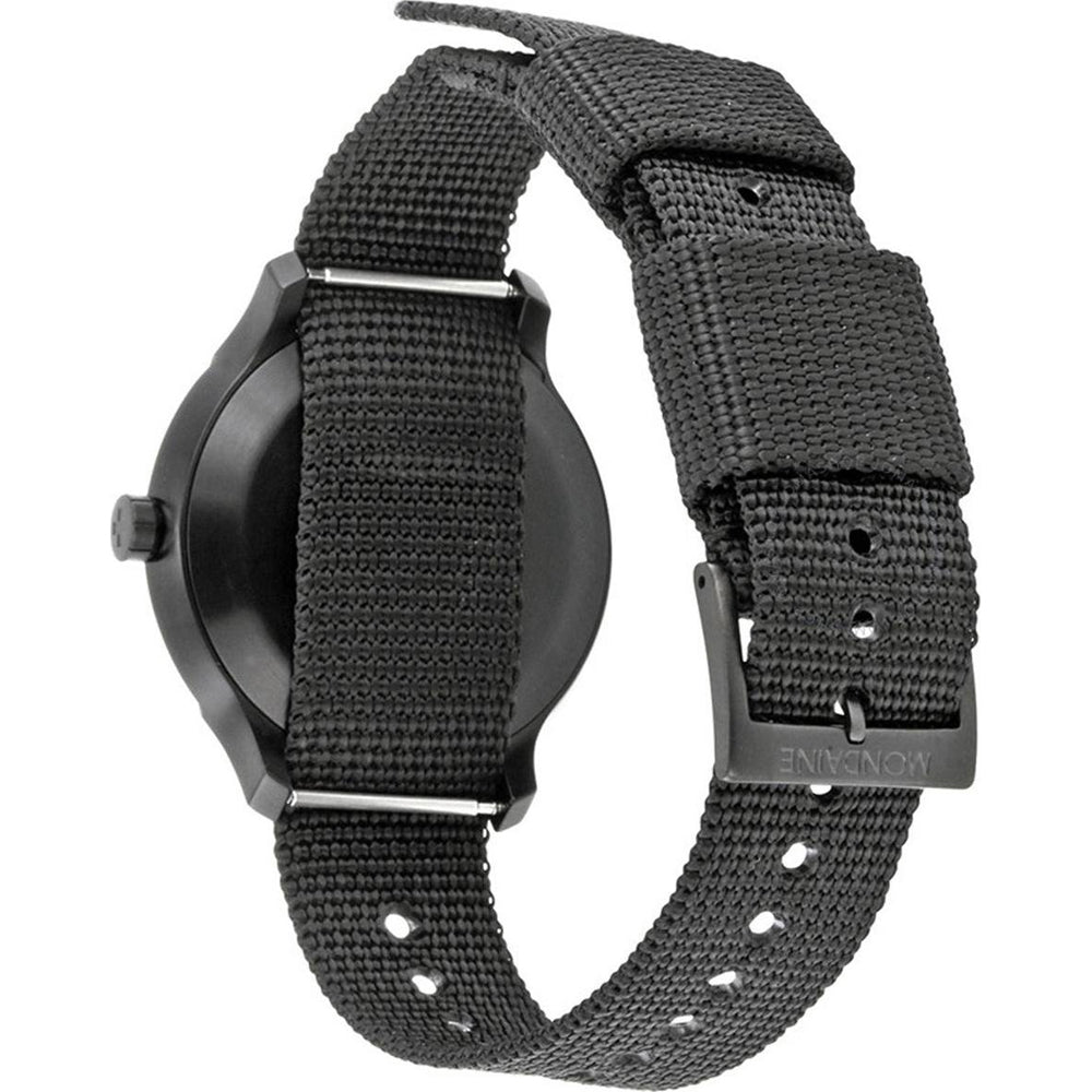Mondaine Watch Helvetica No1 Bold Black