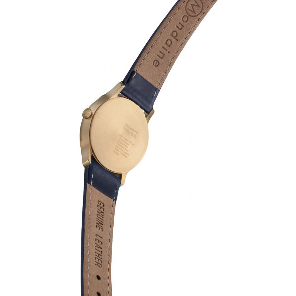 Mondaine Ladies Watch Helvetica No1 Navy Blue
