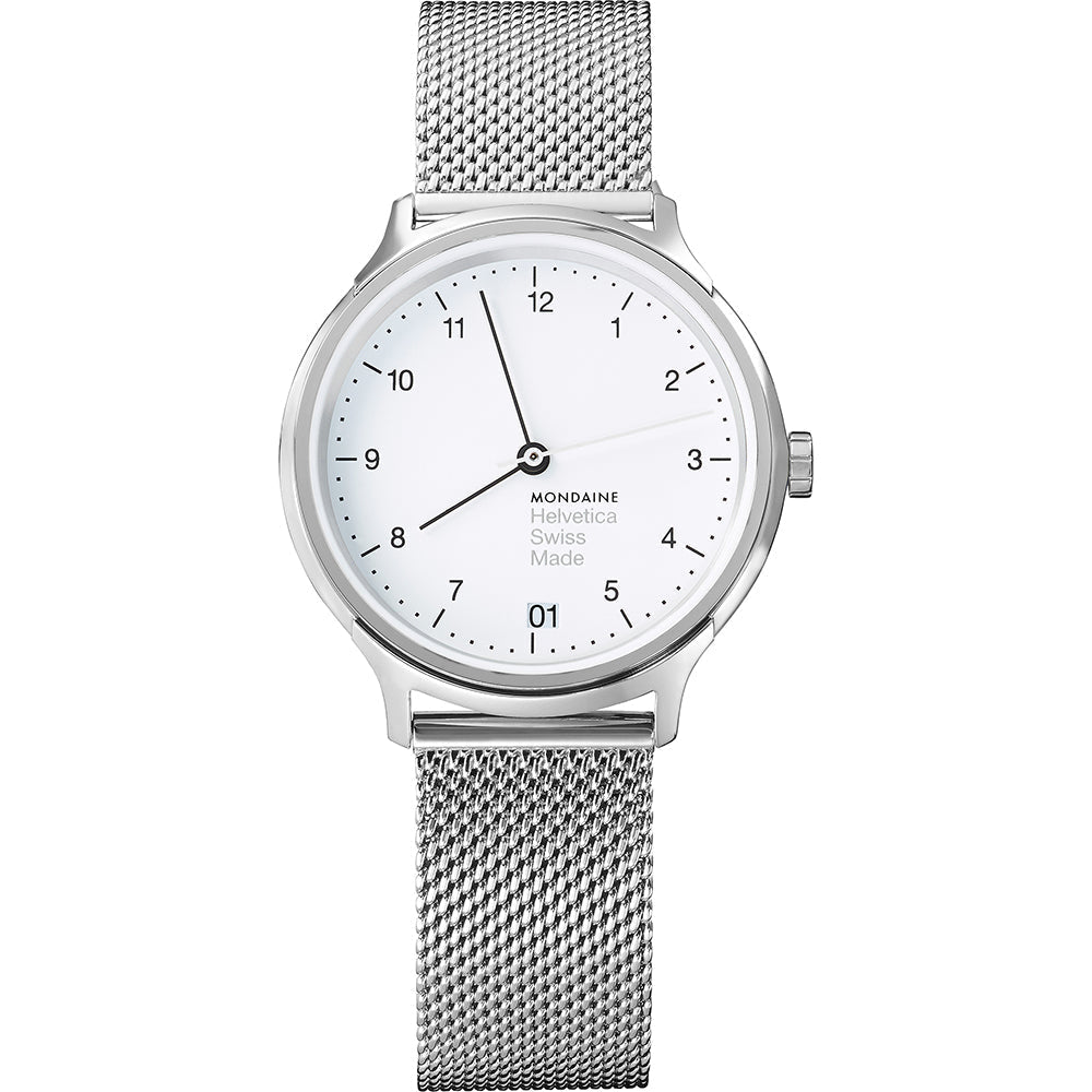 Mondaine Helvetica No1 Regular Ladies' White Watch