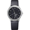 Mondaine Watch Helvetica No1 Regular Silver Black
