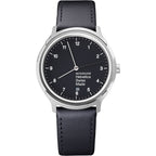 Mondaine Watch Helvetica No1 Regular Silver Black