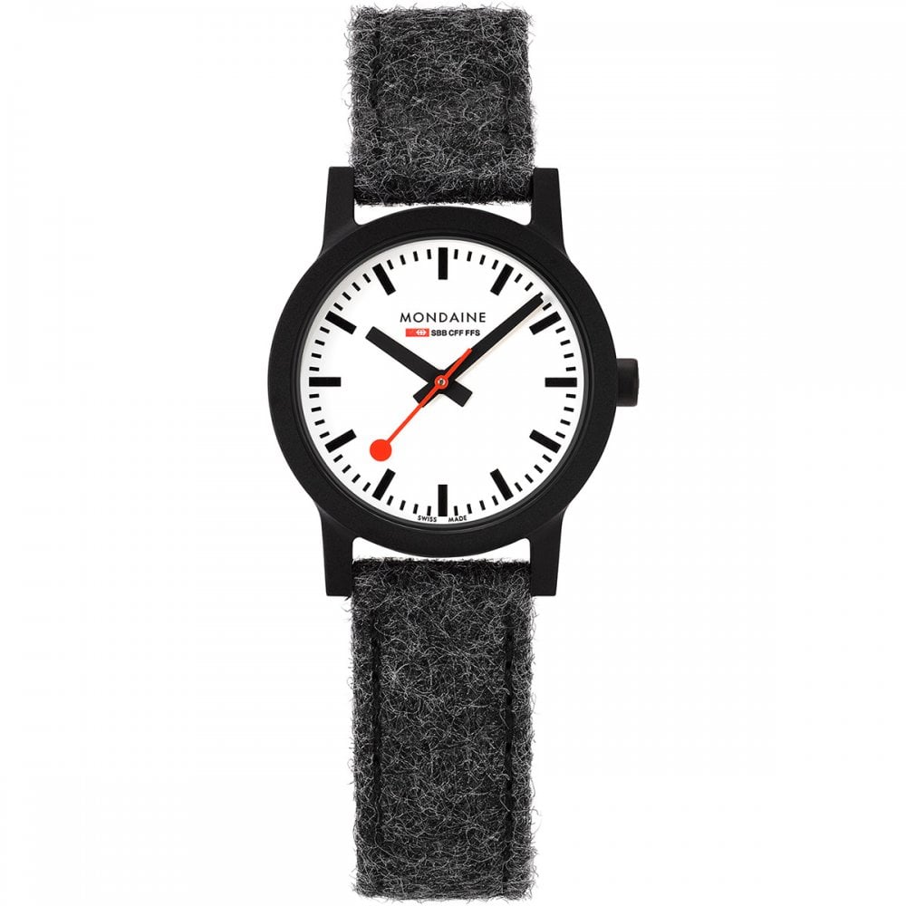 Mondaine Ladies Watch Essence Black Grey