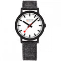 Mondaine Watch Essence Black Grey