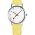 Mondaine Watch Classic Yellow