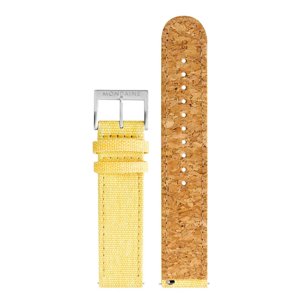 Mondaine Watch Classic Yellow