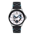 AVI-8 Hawker Harrier White Black Dual Time Watch
