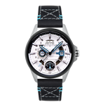 AVI-8 Hawker Harrier White Black Dual Time Watch
