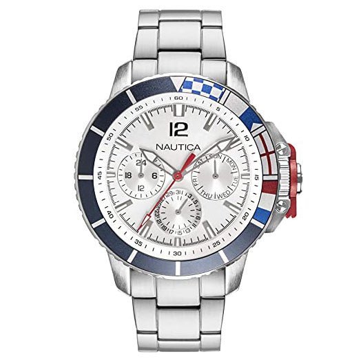 Nautica Men's Watch Bay Ho Silver
