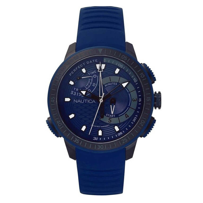 Nautica Men's Watch Chronograph Cape Town Blue