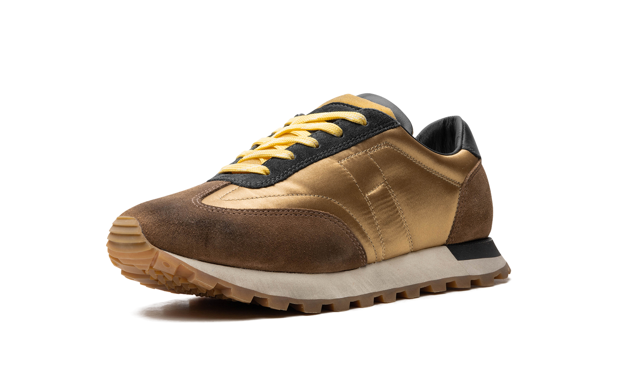 Panelled Retro Runner „Brown Distressed“ S57WS0255 P2706 H7293