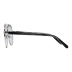 NO 21  Sunglasses Brass and Blue Lenses