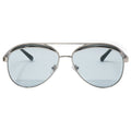 NO 21  Sunglasses Brass and Blue Lenses
