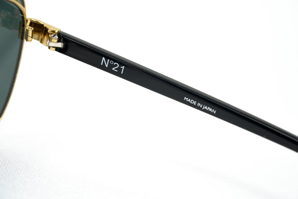 NO 21 Sunglasses Gold and Green