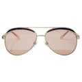 NO 21 Women's Sunglasses Rose Gold and Peach