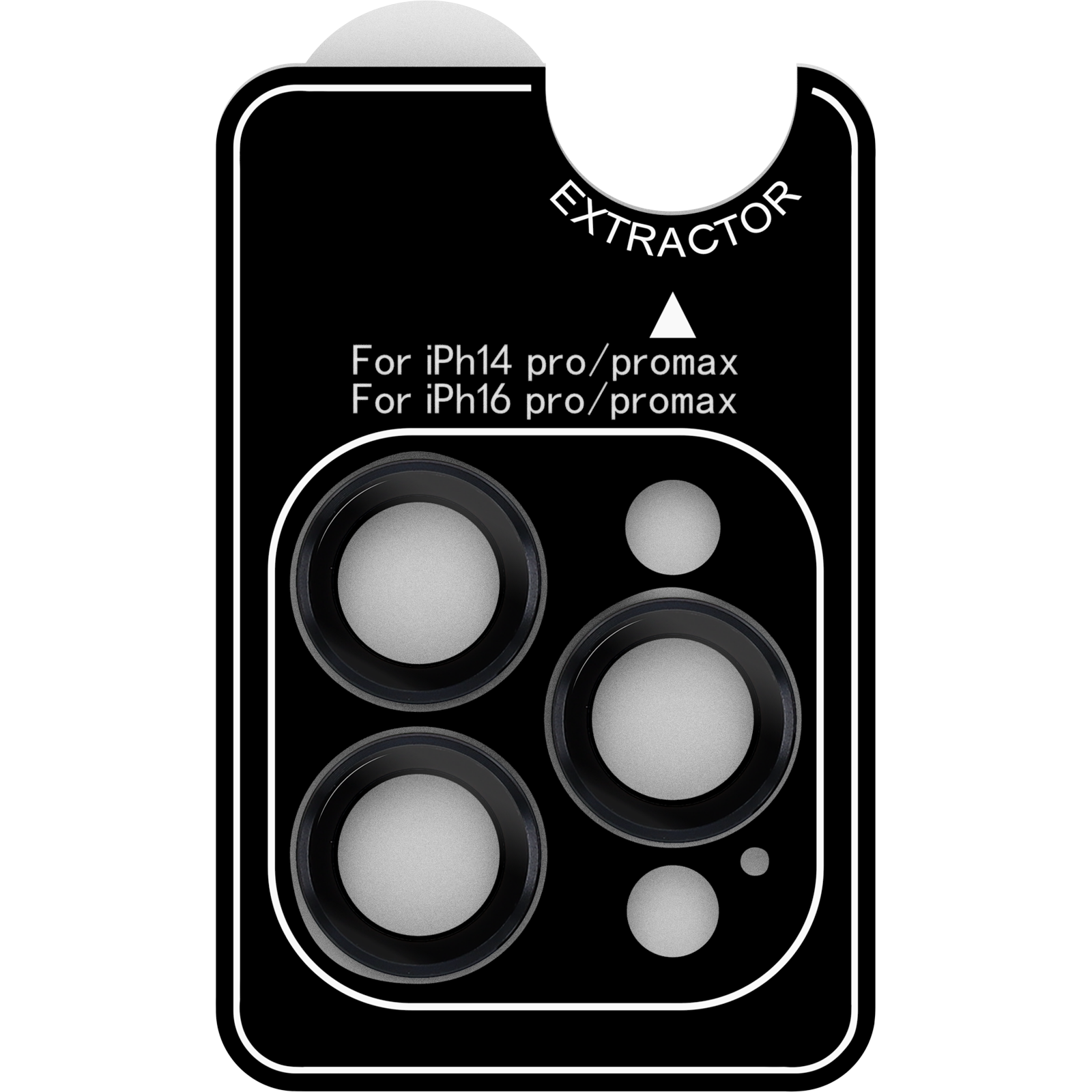 iPhone 17 Pro, iPhone 17 Pro Max, iPhone 16 Pro, iPhone 16 Pro Max, iPhone 14 Pro and iPhone 14 Pro Max OtterBox Glass Camera Lens Protector