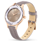 Swarovski Octea Nova Ladies Rose Gold-Tone Taupe Watch