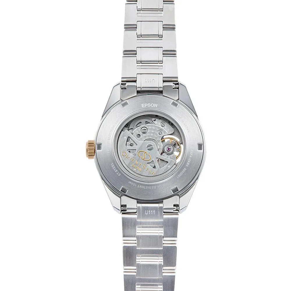 Orient Star Gold Open Heart Automatic Men's Watch RE-AV0124G