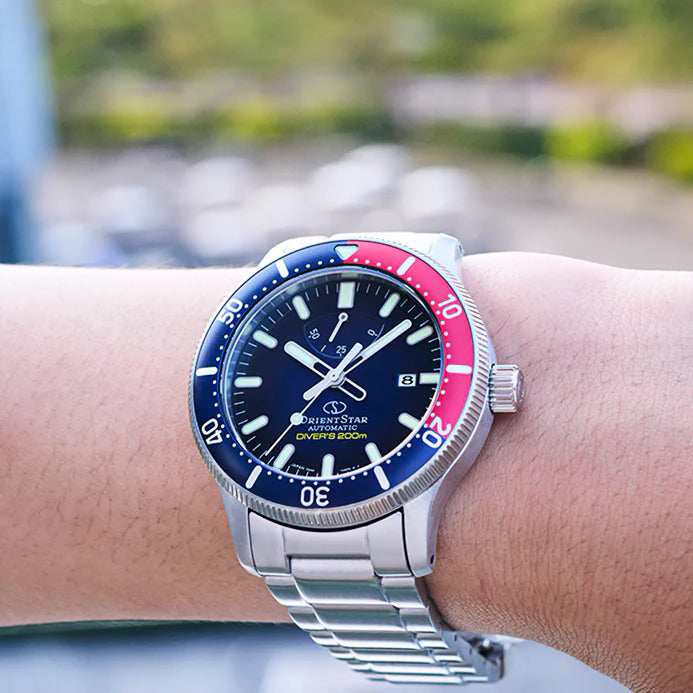 Orient Star Diver's Men's Silver Watch