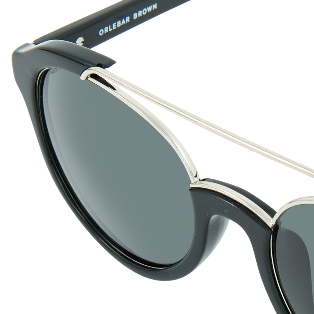 Orlebar Brown Sunglasses Round Red Black and Grey
