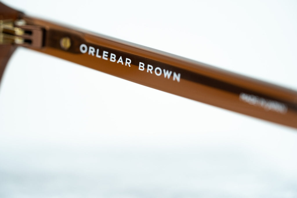 Orlebar Brown Sunglasses Round Brown