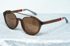 Orlebar Brown Sunglasses Round Brown