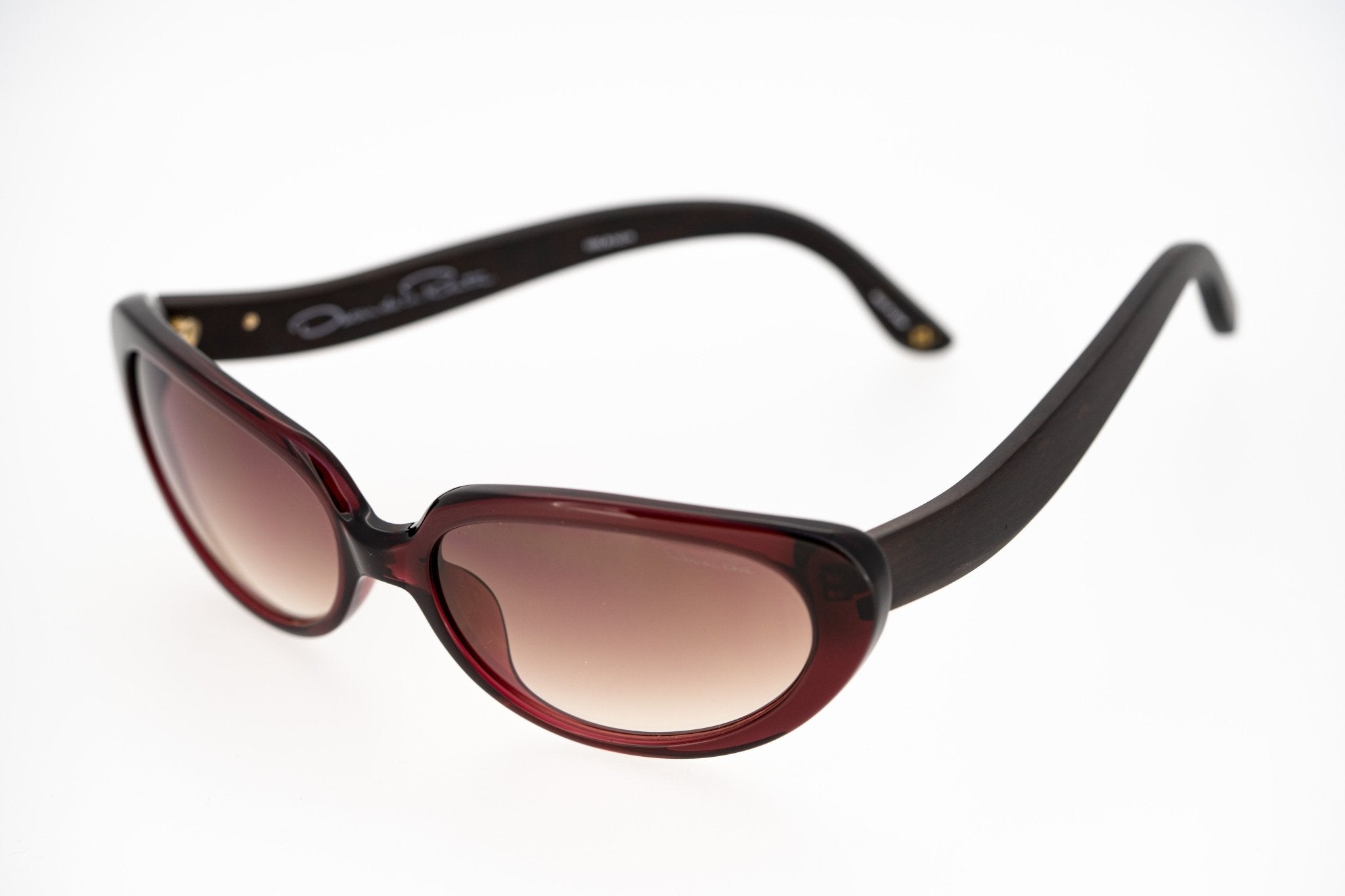 Oscar De La Renta Ladies Eyeglasses Cat Eye Ruby and Grey