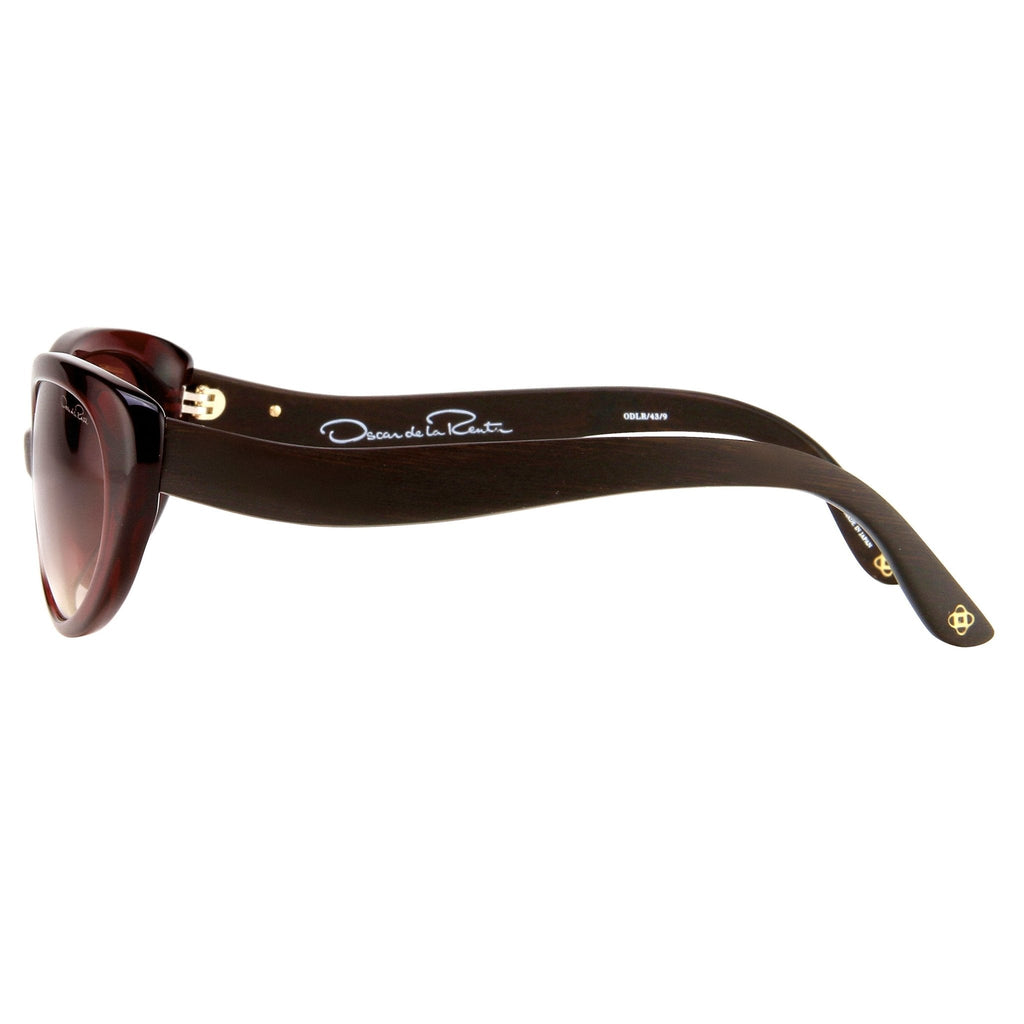 Oscar De La Renta Ladies Eyeglasses Cat Eye Ruby and Grey