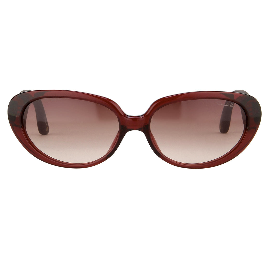 Oscar De La Renta Ladies Eyeglasses Cat Eye Ruby and Grey