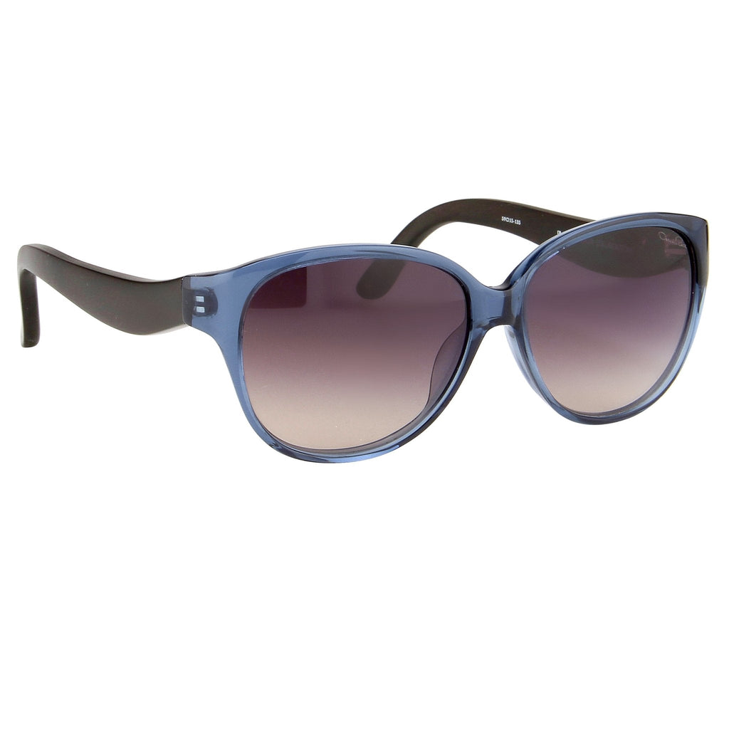 Oscar De La Renta Ladies Sunglasses Oval Blue and Grey